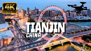 Tianjin China In 4K By Drone  Amazing View Of Tianjin China [upl. by Attinahs565]