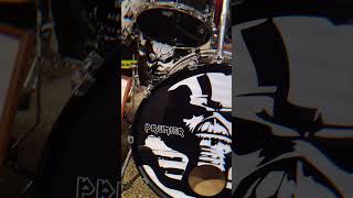 Nicko McBrains Iron Maiden Give Me Ed Til Im Dead 2003 World Tour Drum Kit [upl. by Arammat]