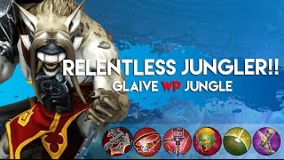 Vainglory Gameplay  Episode 184 RELENTLESS GLAIVE Glaive WP Jungle Gameplay 115 [upl. by Ydroj600]