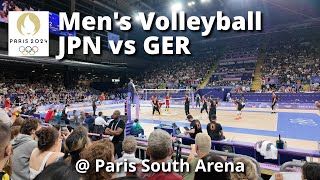 So epic Mens volleyball Japan vs Germany  Paris Olympics [upl. by Yerahcaz]