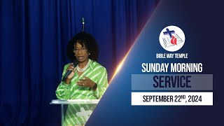 SUNDAY SERVICE  22 SEP 2024  MINISTER CHARLENE ST JOHN [upl. by Villiers352]