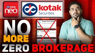 Kotak Neo New Charges  Kotak Securities New Charges  kotak Neo Brokerage Charges  Kotak Neo [upl. by Seaver]