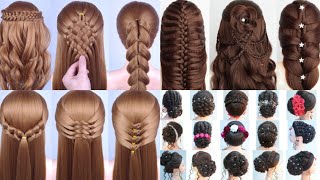 New Trendy Half up Half Down Hairstyle Easy Open Hairstyle [upl. by Agnizn]