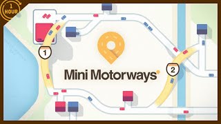 Mini Motorways  OneHour Gameplay No Commentary [upl. by Chance]