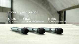 XS Wireless – e 825 e 835 amp e 865 I Sennheiser [upl. by Akinnor]