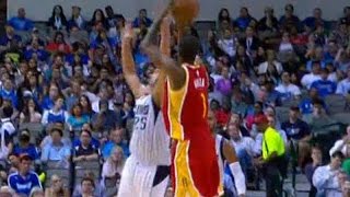 Trevor Ariza hits a three in Chandler Parsons face [upl. by Comptom545]