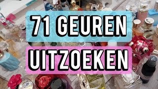 71 parfum geuren uitzoeken en opruimen  Beautygloss [upl. by Ecinom]