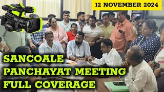 FULL COVERAGE OF SANCOALE PANCHAYAT MEETING ON BHUTANI INFRA NOC ISSUE [upl. by Anin225]