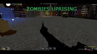 Play zombie uprising with my friends but hard mode [upl. by Lainad]