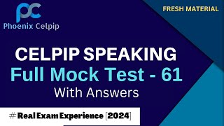 CELPIP Speaking Test  61  Sample Answers to Score High [upl. by Aerol]