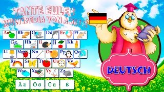 Deutsch Alphabet für Kinder  Deutsch lernen für Kinder von A bis Z [upl. by Eedna]