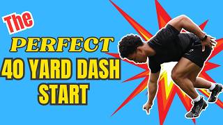 Perfect Your 40 Yard Dash Technique Fast  Stance and Start [upl. by Yona418]