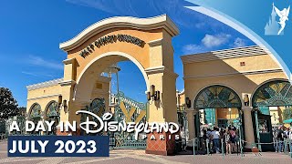 📅 A Day in Disneyland Paris July 2023 [upl. by Acinnad682]