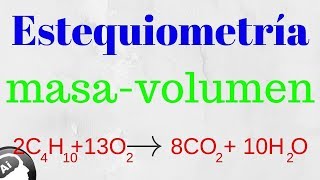 Cálculos químicos masavolumen estequiometría [upl. by Siubhan762]