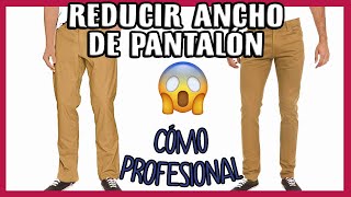 😎 La forma más FÁCIL y RÁPIDA de ESTRECHAR un pantalón ANCHO DE PIERNA  LATIN DIY [upl. by O'Malley]