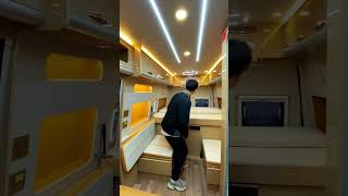 Fushun 6seat commercial travel RV with pullout bed at the rear suitable for longdistance travel [upl. by Acina431]