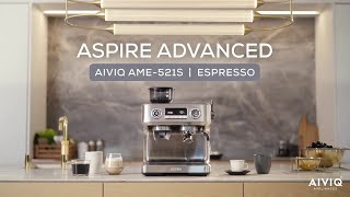 AIVIQ Aspire Advanced  Espressomaskine  AME521S DK [upl. by Kcire972]