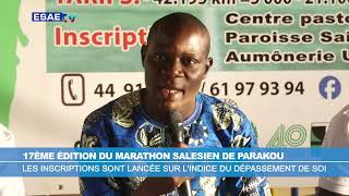 LANCEMENT MARATHON SALESIEN DE PARAKOU [upl. by Eldredge]