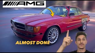 Mercedes 450SL and 55SLK AMG Chassis swap  Part 12 [upl. by Imat]