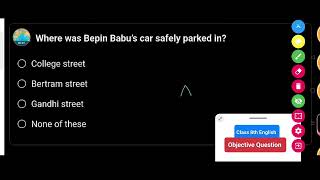 Where was Bepin Babus car safely parked in   Class 8th English Question [upl. by Mil]