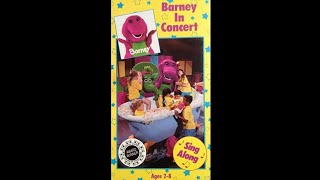 Barney In Concert 1991 VHS 1992 [upl. by Alexandros]