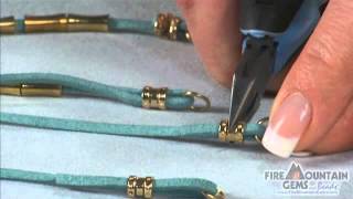 Using Crimp Tubes with Cording [upl. by Abagael]