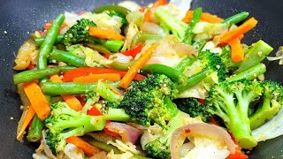 Steamed vegetables recipe [upl. by Onitnelav]