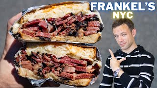 Eating Some of the Best Pastrami in NYC at Frankels Delicatessen [upl. by Attenohs]