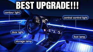 LOOK WHAT I DID💨💨 LED LIGHT INSTALL ledlights interior installation riviera hemi coupe 2door [upl. by Enomes]