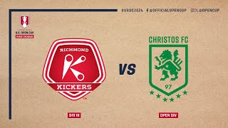 Richmond Kickers vs Christos FC EXTENDED HIGHLIGHTS  Lamar Hunt US Open Cup  March 20 2024 [upl. by Ignatia484]