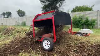 Compost turner  Built ourselves [upl. by Daraj]