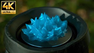 JBL BOOMBOX vs METALLIC SLIME in 4K Slow Mo  Base Test [upl. by Eremihc]