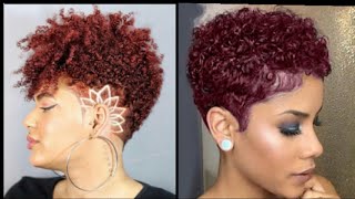 35 Cute Short Natural Hairstyles for Black Women Over 50 II Wendy Styles [upl. by Shepherd312]