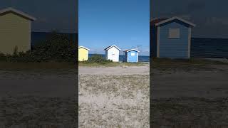 Skanör beach wooden houses Skanör Sweden 1 sweden sverige beach [upl. by Kitchen]