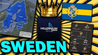 Modern Day Sweden Goes Monarchist Restoring the Swedish Empire HOI4 [upl. by Fabiola451]