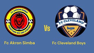 Fc Akron simba 1  1 Fc Cleveland Boys [upl. by Naedan]