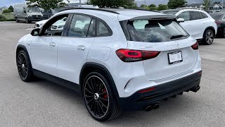 2023 Mercedes AMG GLA 45 SUV Review  The Most Powerful 4cylinder SUV In Production Packs 382 HP [upl. by Ayenat]