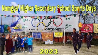 Annual  Sports Day of Namgyal Higher Secondary School 🇳🇵25 November 2023 sportsday2023 sports [upl. by Hearsh828]