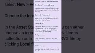 Import an Icon as XML Vector Drawable in Android Studio [upl. by Imrots]