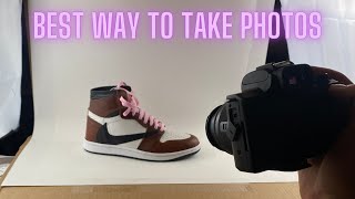 How I Take Professional Pictures of Shoes Cheap [upl. by Noyar]