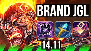 BRAND vs LILLIA JGL  Rank 2 Brand 407 Rank 7  EUW Challenger  1411 [upl. by Habeh]