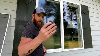 How to Remove Hard Water Spots From Windows Traditional Window Cleaning [upl. by Schulz]