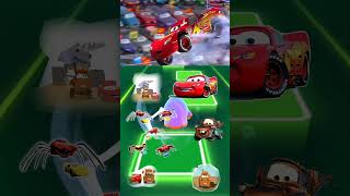 Cars 3 Mater vs Lightning McQueen Exe vs Cruz Ramirez Eater coffindance shortsfeed shorts [upl. by Ahsaten239]