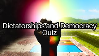 Test Your Knowledge Dictatorships vs Democracy Challenge 🏛️ [upl. by Sukramal853]