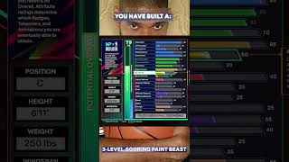 quot3LevelScoring Paint Beastquot Build nba2k25 RareBuild 2kcommunity [upl. by Lalita]