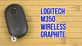 Распаковка Logitech M350 Wireless Graphite [upl. by Ilohcin]