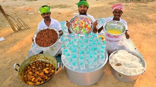 Special chicken biryani recipe  Chicken biryani cooking for village poor people  Helping Kitchen [upl. by Rea627]