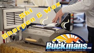 How Buckmans Sharpens and Waxes Skis  The Workshop [upl. by Bowyer]