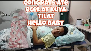 Nanganak na si ate ecel congrats kuya tilat [upl. by Fellner]