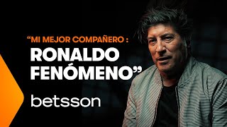 quotRonaldo Fenómeno fue mi mejor compañeroquot  Iván Zamorano  Entrevista Betsson La Copa de Mi Vida [upl. by Harrak]